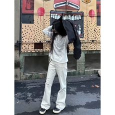 复古飞行员夹克男装休闲春秋季情侣棒球服美式外套潮LS2977-P75，男装夹克，星座1008
