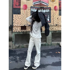 复古飞行员夹克男装休闲春秋季情侣棒球服美式外套潮LS2977-P75图片