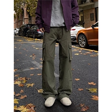 美式vibe高街复古多口袋工装裤男休闲GK904P68，男装休闲裤，星座1116-2