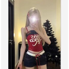 美式2025千禧风辣妹设计感绑带低腰头牛仔短裤女夏季显瘦包臀热裤，男装牛仔裤，星座506A