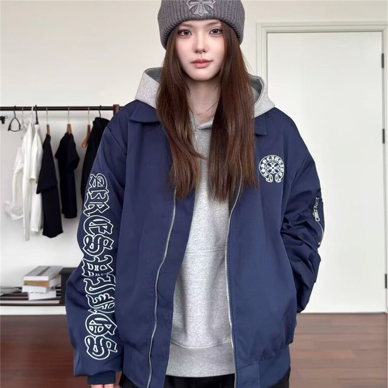 春秋新款宽松加厚百搭学生字母休闲夹克JKFA21，男装夹克，星座516A