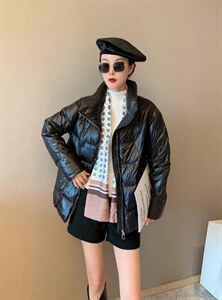 冬季新款带丝巾羽绒外套,其它,维多利亚