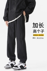 加长版高个子冲锋裤男防风防水魔术贴登山运动裤子KZ018P50加绒60，男装休闲裤，电商B312