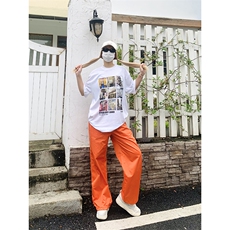 B221美式ins街头多巴胺hiphop休闲宽松运动裤LK23118-P60控78，男装休闲裤，电商B221