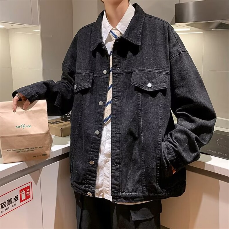 男秋季外套潮牌街头牛仔夹克外套N067P55,男装夹克,星座1116-2
