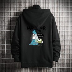 KS21074-P38连帽开衫卫衣男运动外套大码班服网格挂拍，男装卫衣，电商A040A