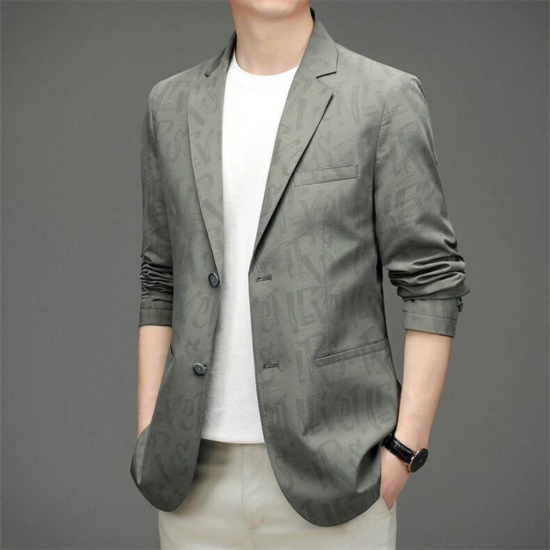 2023春季新款男士商务西服外套男装中青年薄款长袖小西装便服P185,男装西服,钱塘6003（原4033）
