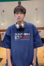 麂皮绒！重磅麂皮绒短袖t恤男JPDX185-特P19控38，男装T恤，电商B367