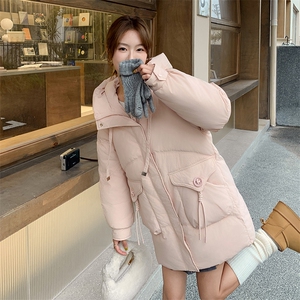 新款冬季女装羽绒服 时尚保暖长款外套 显瘦修身设计 舒适百搭 现货供应图片