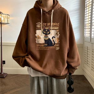 连帽卫衣男大码胖子帽衫大号运动服WY2429-P35图片