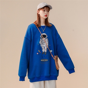 ！春季小众衣服2024年新款太空宇航员宽松卫衣 W159 P30控48图片