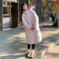 2025设计感长款新90白鸭绒210-6356-P415-K598，女装羽绒服，韩蜜菓