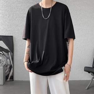 8XL-M 高品质！！特大码冰丝速干T恤男透气短袖上衣纯色DX314P25图片