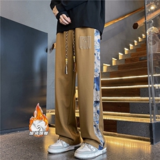 冬季新款加绒加厚宽松休闲裤K23395JR-p55控68常规K23395-p45控58，男装休闲裤，电商B315