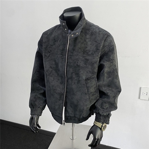 美式高阶   秋冬PU棒球服夹克痞帅百搭情侣外套 J562506  TP70图片