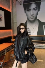 现货网络图慎用（伯明翰黑武士）定制高级感皮外套JK78095特P118，女装短外套，星座226-2