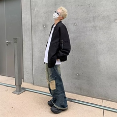秋季男士夹克宽松潮流休闲男装ins百搭外套W333P58，男装夹克，星座1116-2
