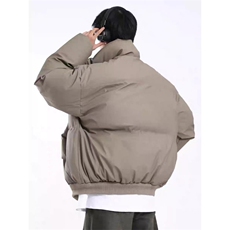 (网图)特价棉服特批价S起立领PU皮棉服皮棉服313B-Y665-P50，男装棉衣，星座313B