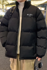 华人青年直播抖音得物高品质宽松加厚撞色棉衣外套M1405P68，男装棉衣，电商C408(原B339-1)