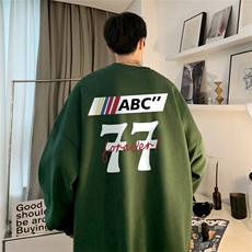 秋季新款320G华棉圆领卫衣面布棉WH2484-P35控58，男装卫衣，电商B370