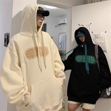 情侣装秋装钢印情侣卫衣连帽卫衣外套宽松上衣G1021P78男，女装短外套，电商A339