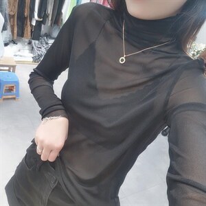 网沙打底衫4个颜色ML图片