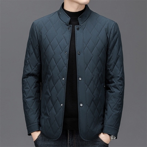 冬季新款男士高端立领休闲时尚加厚百搭保暖棉服休闲上衣长袖外套图片