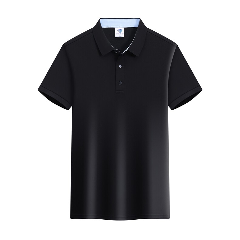 2025春夏季200克冰丝POLO衫男女夏季短袖广告衫定制LOGOL665p43,男装Polo衫,星座1602B（原101B-1）