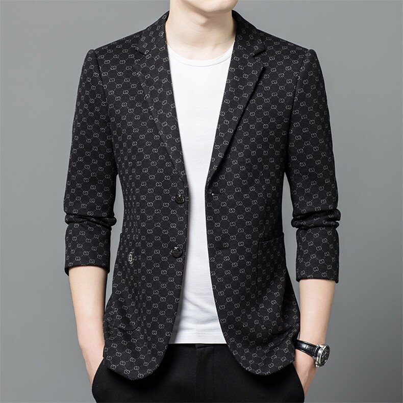 ASD9067男士2023年春季新款长袖西服休闲青年夹克西装单西,男装西服,电商B360