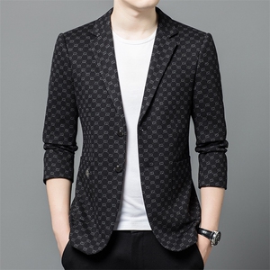 ASD9067男士2023年春季新款长袖西服休闲青年夹克西装单西图片