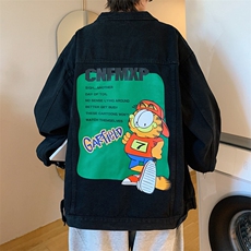 2023新款春咖啡猫高街外套男潮牌ins夹克高级感衣服JK711-P68，男装夹克，星座1103-3