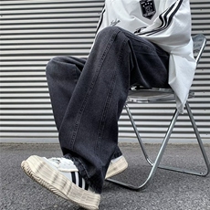 美式高街牛仔裤男女潮牌个性显高休闲裤N1074/P46，男装牛仔裤，电商D202-1