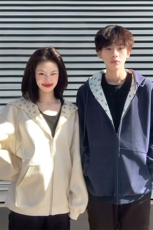 GENIOLAMODE美式碎花连帽卫衣男女新款秋季宽松休闲情侣开衫外套，男装卫衣，电商A102