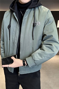 M-4XL B353 3306 P220 绿可拆帽2025羽绒服【标50控活动价318】图片