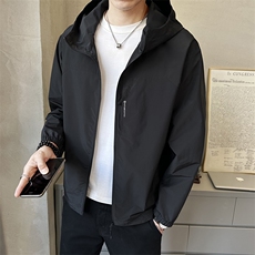 夏季新款男士连帽休闲夹克防晒服外套上衣FS25350-P90，男装夹克，电商A237