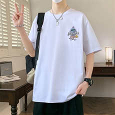 夏季男短袖t恤高品质多工艺发泡印大码T恤衫HF8513-P34，男装T恤，星座1206（原A206）