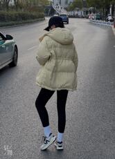 韩版收腰版羽绒服，女装羽绒服，玩美