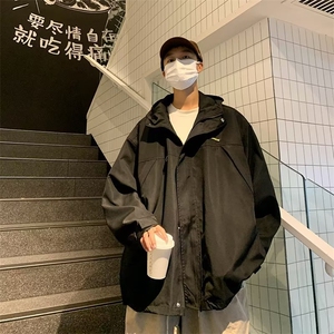 日系外套男春秋款高级感秋季潮牌休闲夹克衣服1317-P55图片