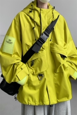 8XL-M特大码冲锋衣防水宽松工装风男夹克外套JK1306P90控118，男装夹克，电商D206-1