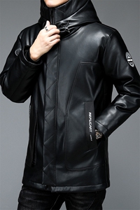 男士绒羽绒服2023新款冬季中老年爸爸装冬装外套ALXB8938-P375图片