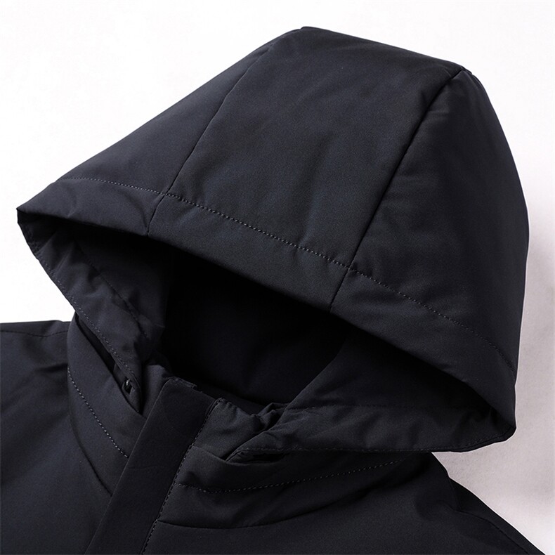 AN9835钱塘2020-3秋冬中老年男士商务休闲连帽羽绒服外套货稳P210,男装羽绒服,钱塘207-3