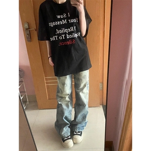 TX0412LL-特P28 短袖T恤男款2026新款夏季美式潮流宽松版男生半袖图片