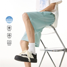 2025夏季新款气孔透气冰丝速干宽松五分裤B315-K25542-特p25控48，男装牛仔裤，电商B315