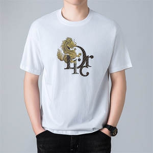 夏季中青年男士商务休闲纯棉短袖打底T恤时尚潮流上衣 HD8376-P30图片