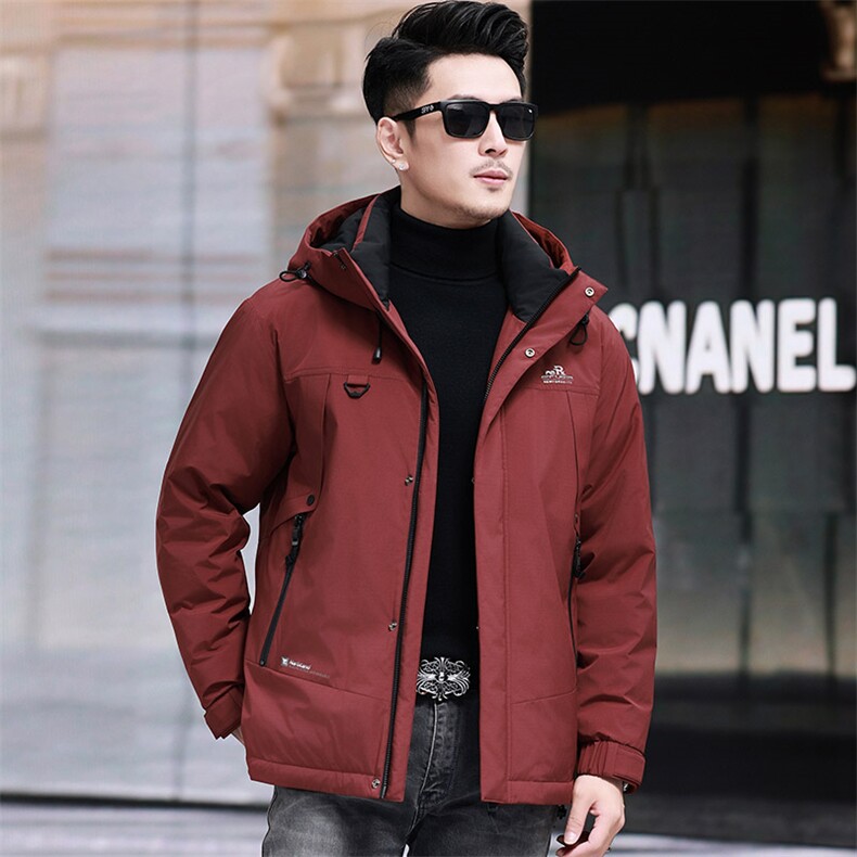 实体高品质那是羽绒服连帽精品主推图片