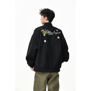 美式重磅花卉刺绣男女棒球服夹克    WT2523-P92-控168图片