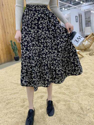 2021春季小碎花半裙，女装半身裙，曼希野