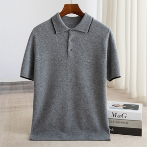 时尚男士秋季新款POLO衫 短袖休闲舒适 高品质面料图片