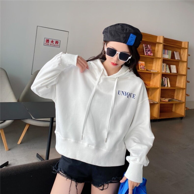 戴帽卫衣，女装卫衣/绒衫，泽妤