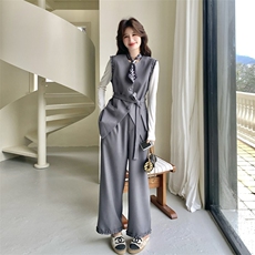 新品2026套装两件套背心+阔腿裤2C116-6610-P179-K288，女装套装/套裙，2C116